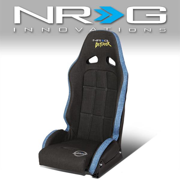 NRG Innovations, 1-Piece Defender Waterproof Suspension Racing Seat DF-100GY-S