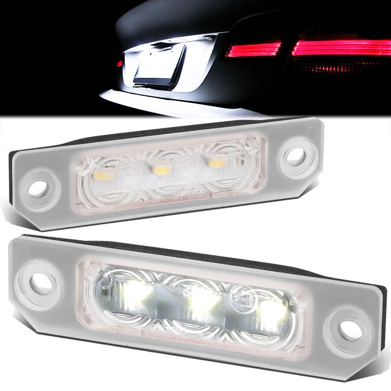 Nuvision Lighting, 10-14 Ford Mustang 08-11 Ford Focus White LED License Plate Lights