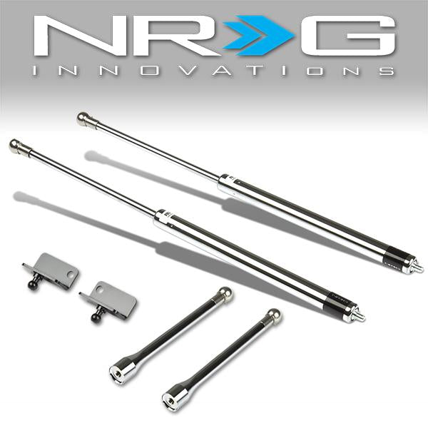 NRG Innovations, 10-14 Honda CR-Z Base EX Stainless Steel Hood Damper - HD-170