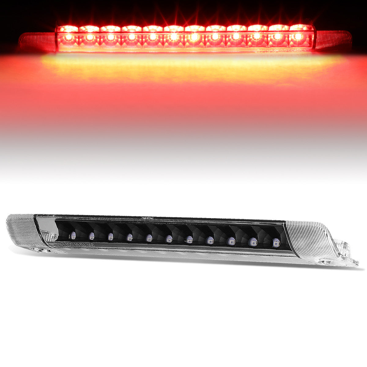 Nuvision Lighting, 10-16 Toyota 4Runner Sienna LED 3rd Brake Light - Black Housing