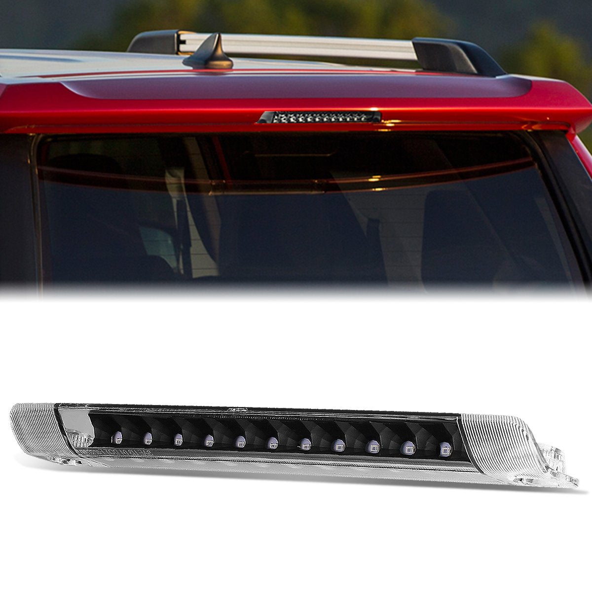 Nuvision Lighting, 10-16 Toyota 4Runner Sienna LED 3rd Brake Light - Black Housing