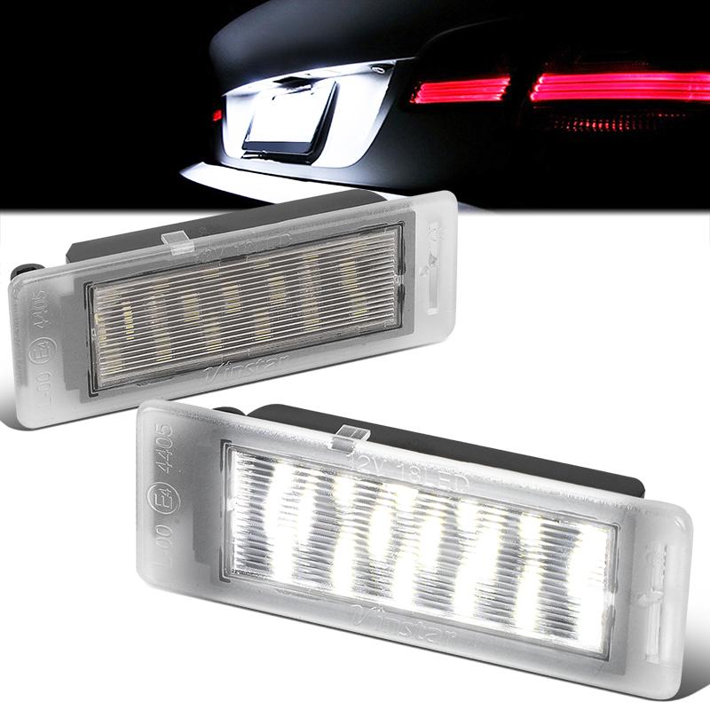 Nuvision Lighting, 11-18 Cadillac CTS XTS ELR 10-13 Chevy Camaro White LED License Plate Lights