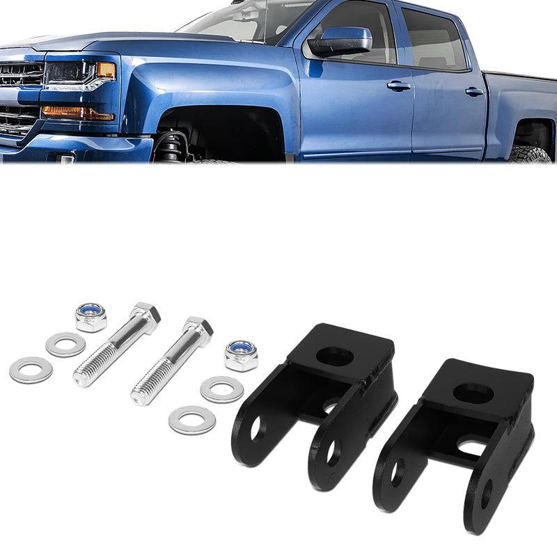 J2 Engineering, 11-20 Silverado / Sierra 2500HD/3500HD 2 in. -4 in. Front Shock Extenders (2WD, 4WD)