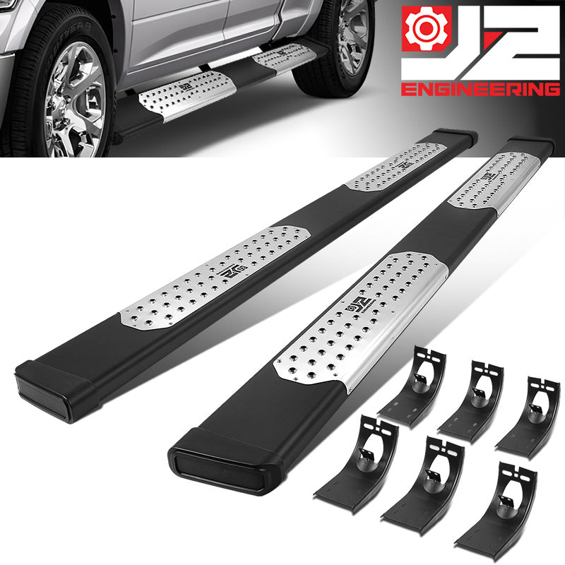 J2 Engineering, 11-22 Ram 1500 2500 3500 4Dr Crew Cab 6.5 in. Flat Step Running Boards