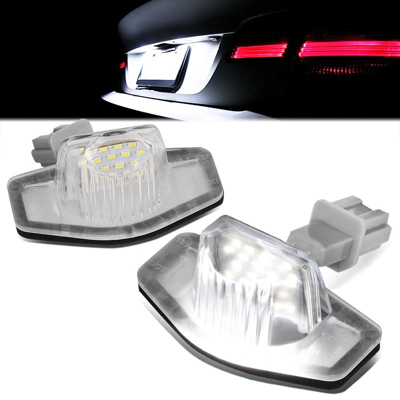 Nuvision Lighting, 12-15 Honda Civic Honda Accord Crosstour White LED License Plate Lights