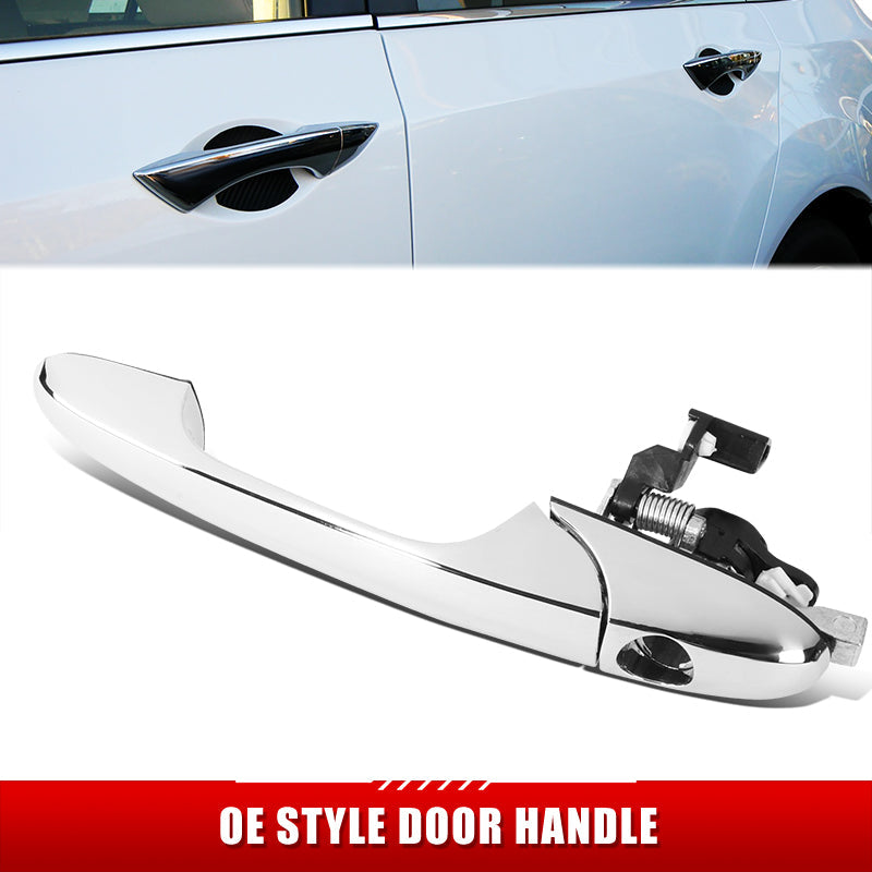 CAAP, 12-19 Fiat 500 Front Driver Side Exterior Door Handle (Chrome) - with Keyhole