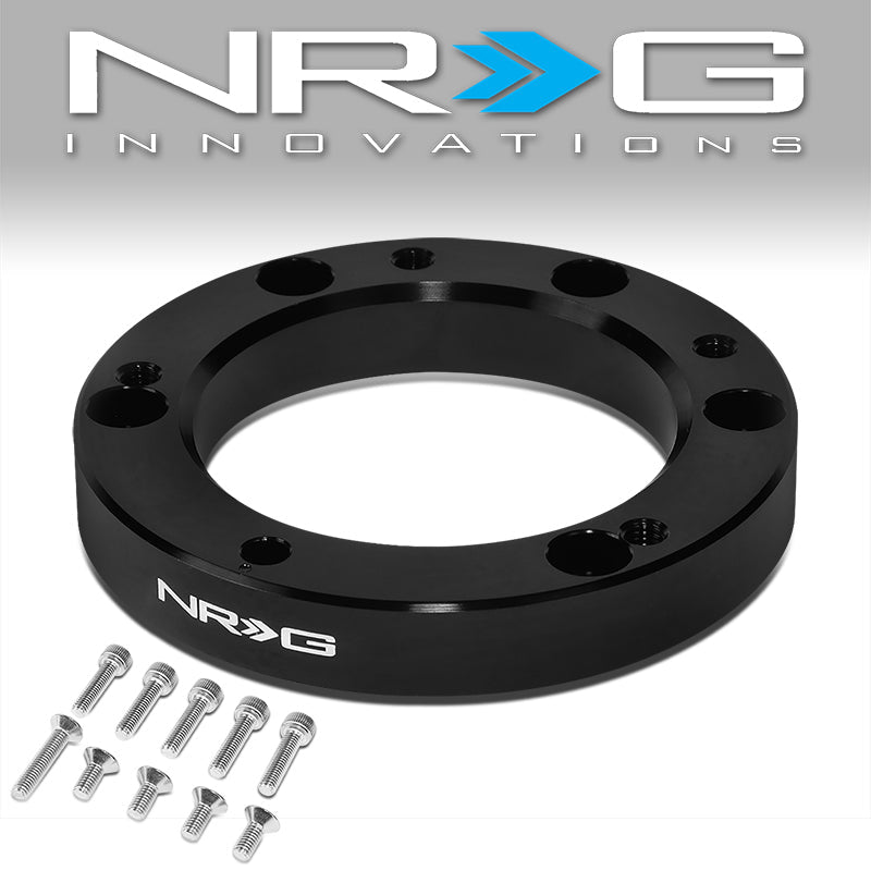 NRG Innovations, 1/2 Inch 5 Hole To 6 Hole Wheel Hub Adapter Spacer - SRK-65BK