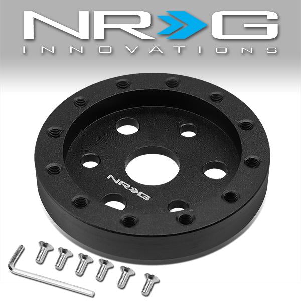 NRG Innovations, 1/2 in. H Aluminum Steering Wheel Hub Adapter - SRK-36BK