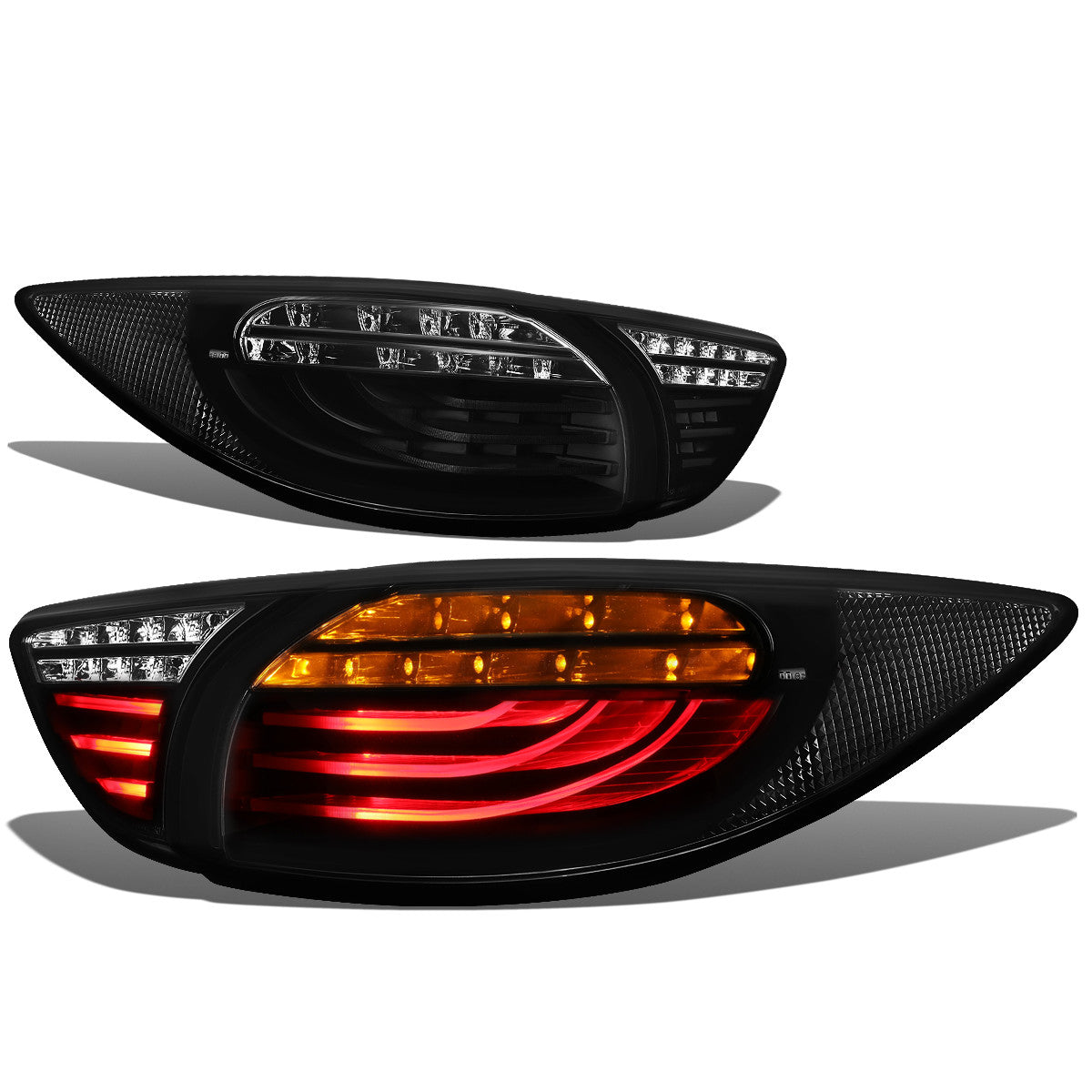 Nuvision Lighting, 13-16 Mazda CX-5 LED Rear Brake Tail Lights - Tinted Housing