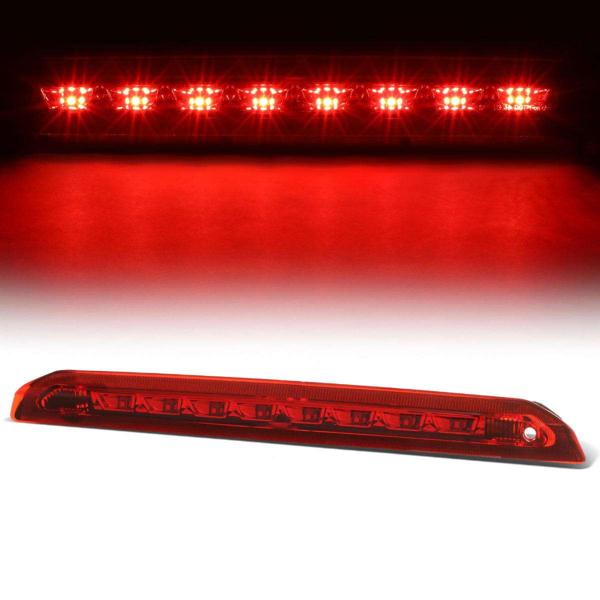 Nuvision Lighting, 13-18 Ford Escape LED 3rd Brake Light - Red Lens