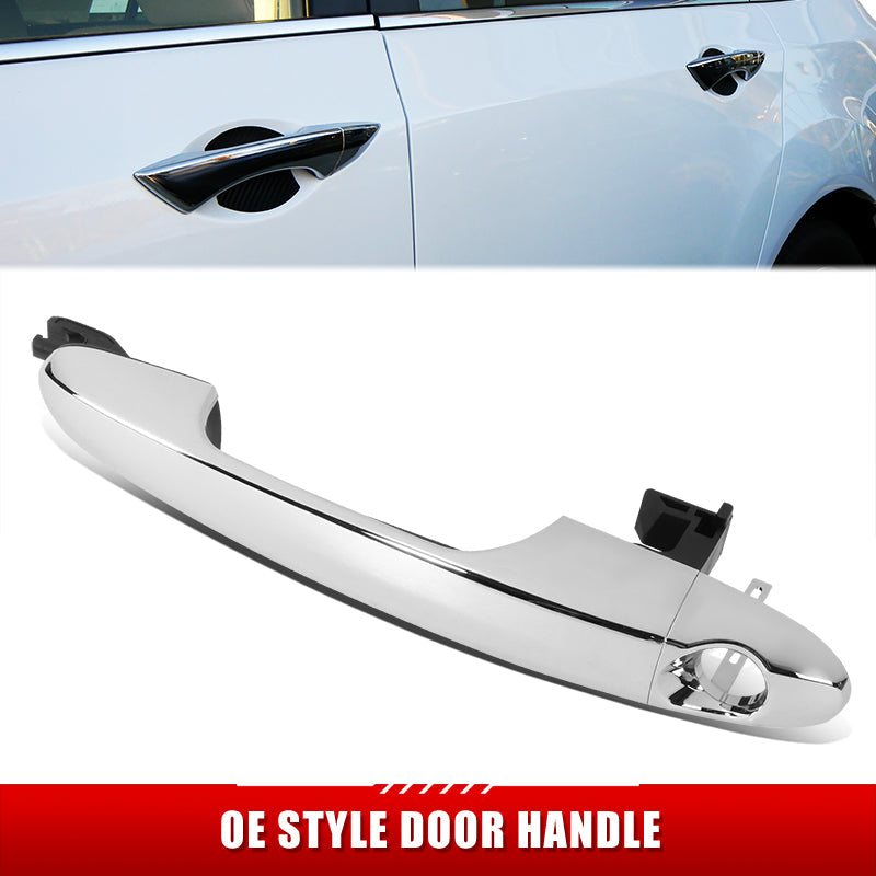 CAAP, 14-17 Fiat 500L Front Driver Side Exterior Door Handle (Chrome) - with Keyhole