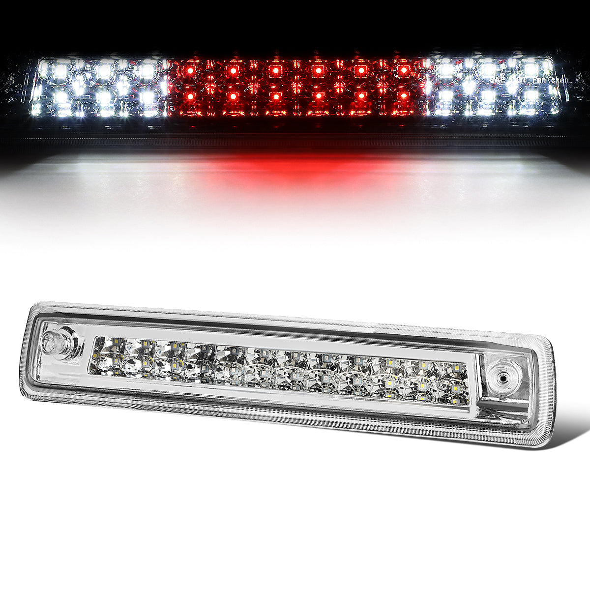 Nuvision Lighting, 15-18 Chevy Colorado GMC Canyon LED 3rd Brake Light+Cargo Lamp - Clear Lens