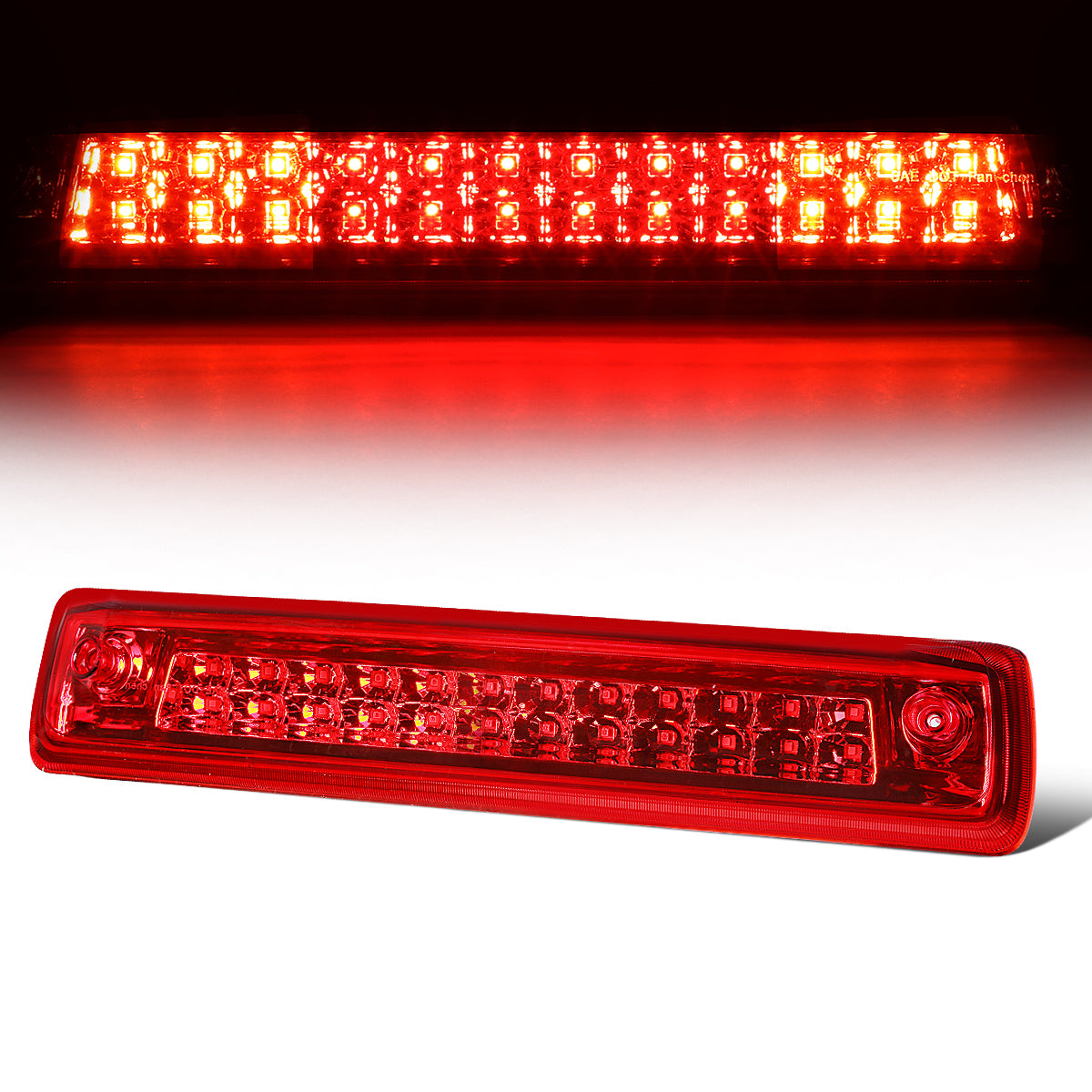 Nuvision Lighting, 15-18 Chevy Colorado GMC Canyon LED 3rd Brake Light+Cargo Lamp - Red Lens