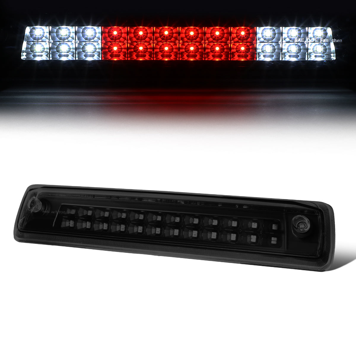 Nuvision Lighting, 15-18 Chevy Colorado GMC Canyon LED 3rd Brake Light+Cargo Lamp - Tinted Lens