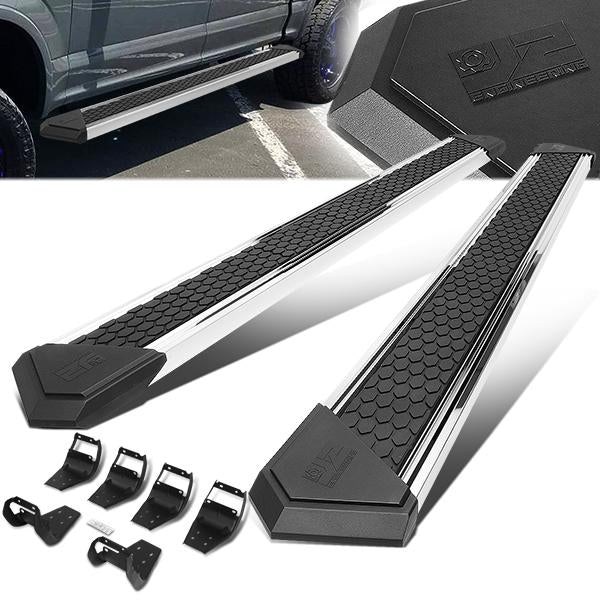 J2 Engineering, 15-20 Ford F150 F250 F350 Super Crew Cab 8 in. Flat Step Bar Running Boards