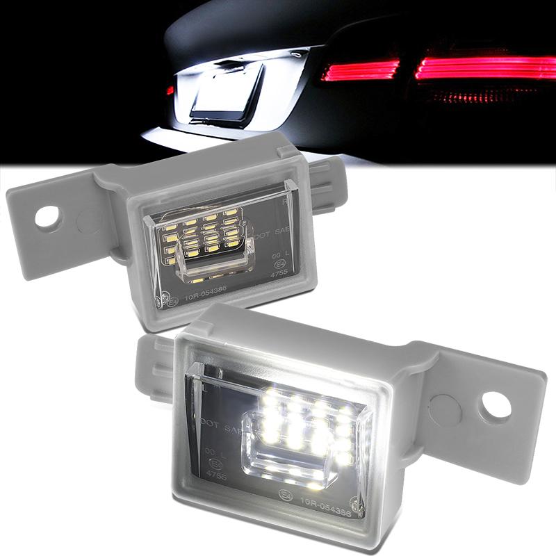 Nuvision Lighting, 15-22 Chevy Silverado GMC Sieerra 1500 2500 3500 White LED License Plate Lights