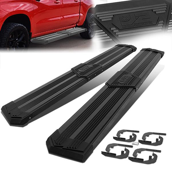 J2 Engineering, 19-21 Chevy Silverado GMC Sierra Crew Cab 10 in. Step Bar Running Boards