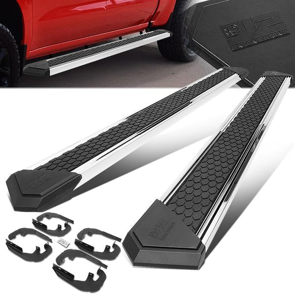 J2 Engineering, 19-21 Chevy Silverado GMC Sierra Crew Cab 8 in. Flat Step Bar Running Boards