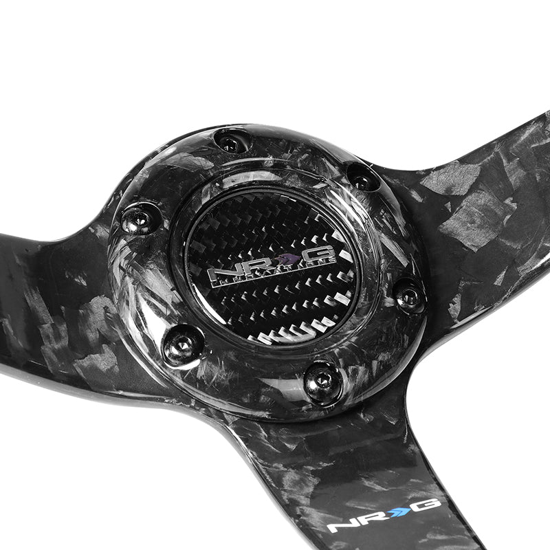 NRG Innovations, 350mm 3 in. Deep Dish Carbon Fiber Spoke Steering Wheel - ST-036FC