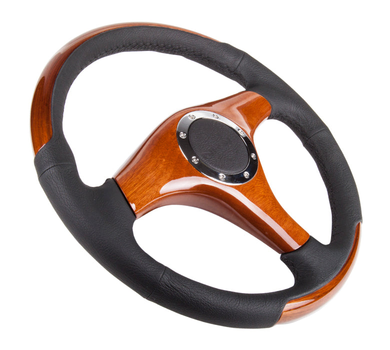 NRG Innovations, 350mm Classic Wood Grain Steering Wheel - ST-055