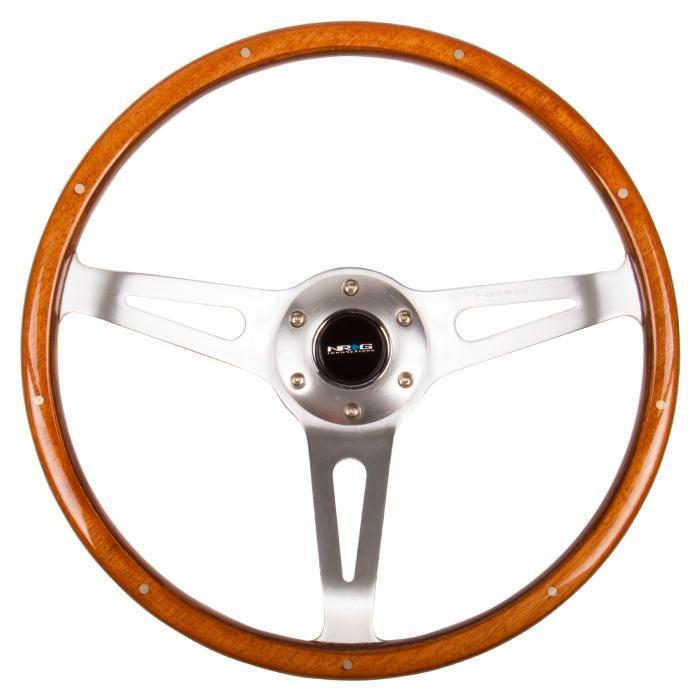 NRG Innovations, 365mm Classic Wood Grain Grip Steering Wheel - ST-065