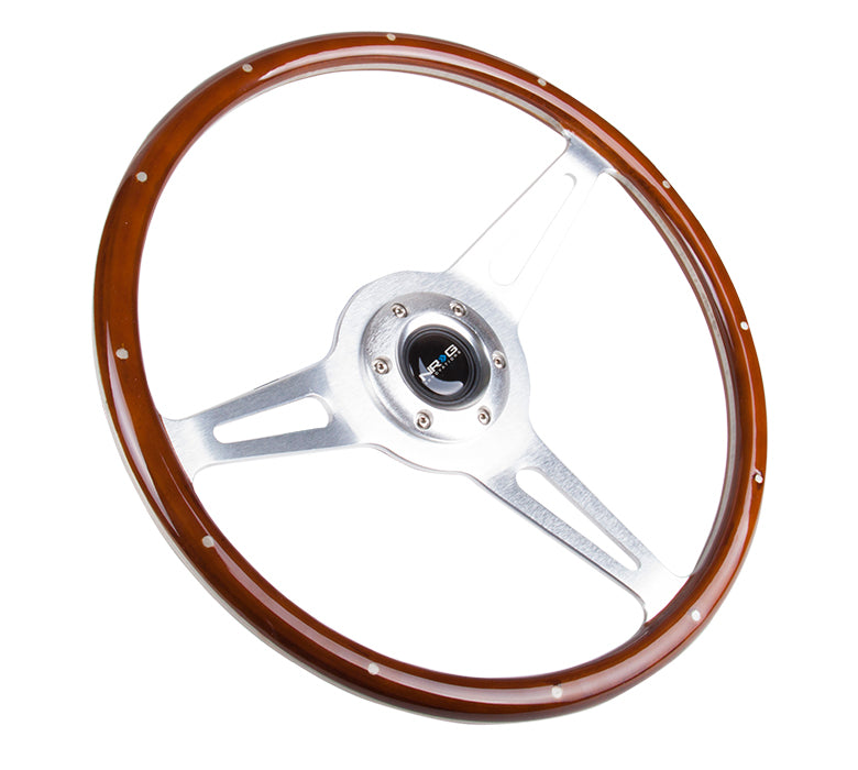 NRG Innovations, 365mm Classic Wood Grain Grip Steering Wheel - ST-380SL