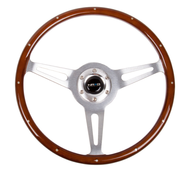 NRG Innovations, 365mm Classic Wood Grain Grip Steering Wheel - ST-380SL