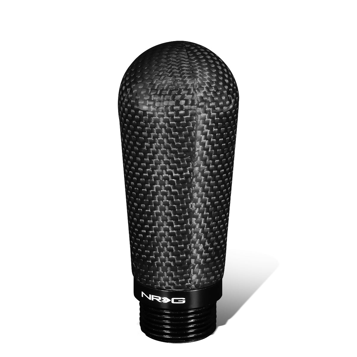 NRG Innovations, 4.5 to 7 in. Tall Adjustable Carbon Fiber Look Aluminum Shift Knob - SK-530CF-1