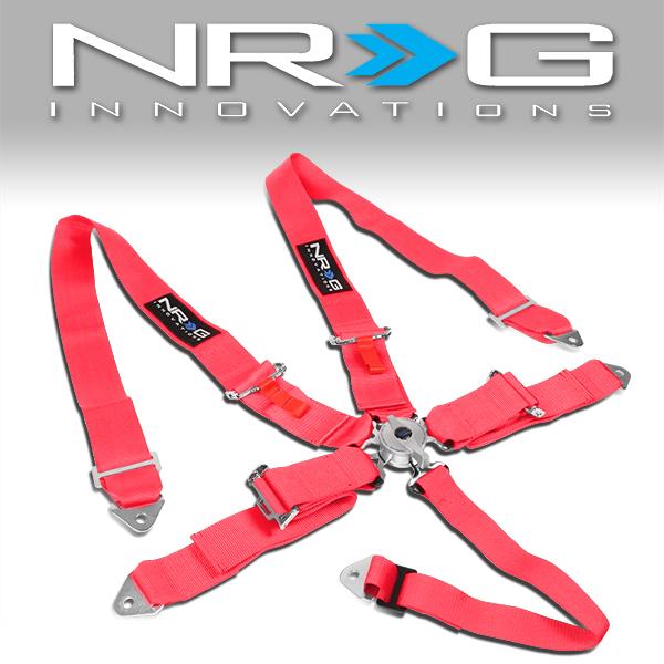 NRG Innovations, 5-Point 3 in. Width Seat Belt Harness w/Cam-Lock Buckle - SBH-R6PCPK