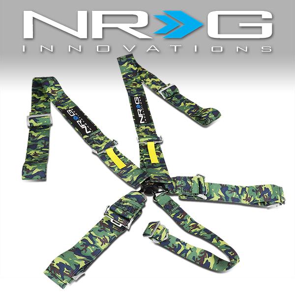 NRG Innovations, 5-Point 3 in. Width Seat Belt Harness w/Cam-Lock Buckle - SBH-RS5PCCAMO