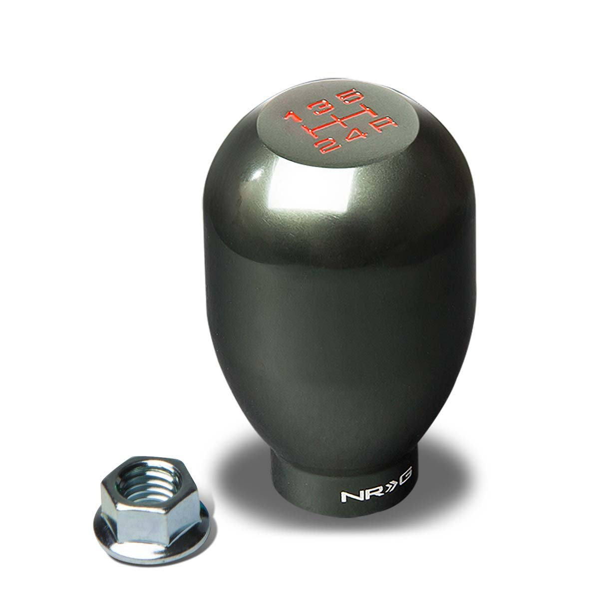 NRG Innovations, 5-Speed MT Gunmetal Alumium M10 x 1.5 Shift Knob - SK-101N