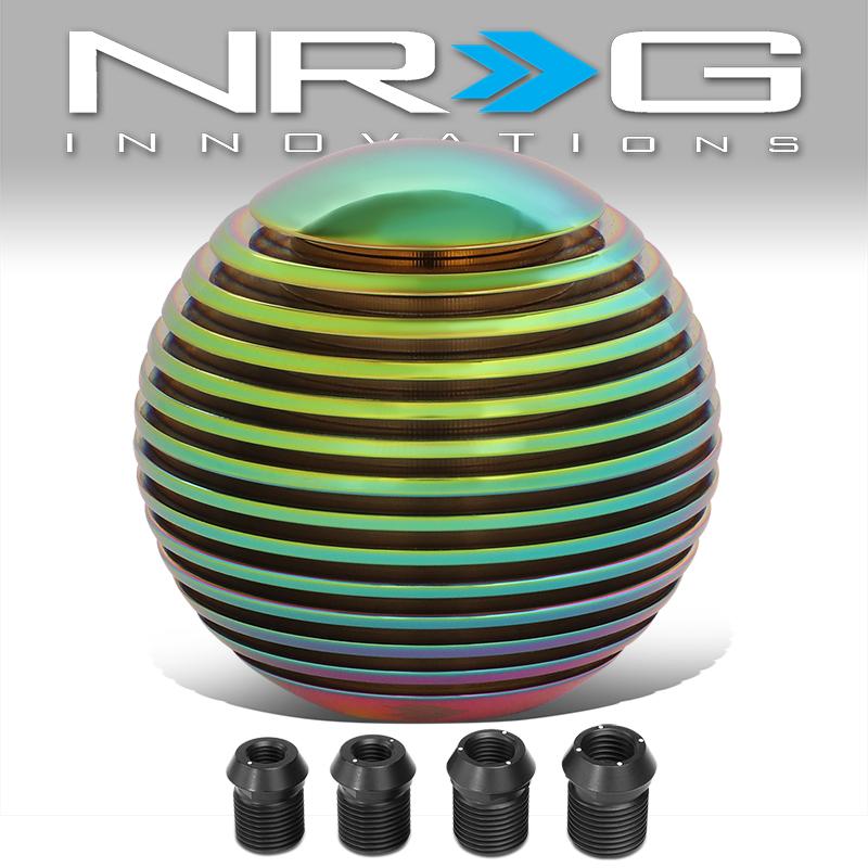 NRG Innovations, 50mm Heatsink Style Ball Shift Knob - Billet Aluminum [A Variety of Color Options]