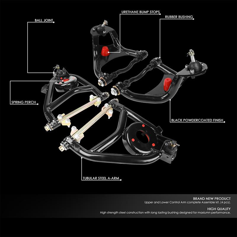 CAAP, 55-57 Chevy One-Fifty Two-Ten Series Front Upper+Lower Control Arm