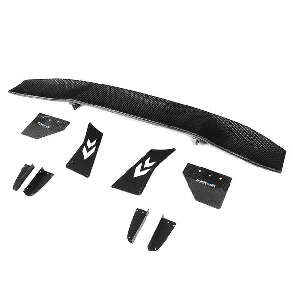 NRG Innovations, 69 in. Length GT Style Carbon Fiber Spoiler - CARB-A692NRG