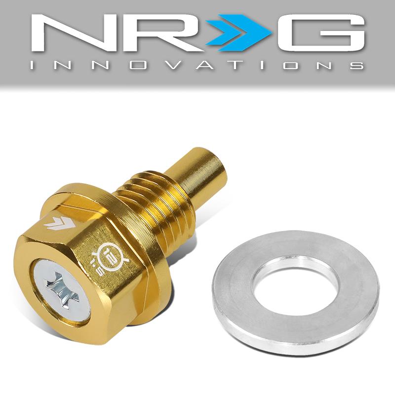 NRG Innovations, 77-21 BMW 2 3 4 5 7 Series M12 X 1.5 Aluminum Magnetic Oil Drain Plug - NOP-400GD