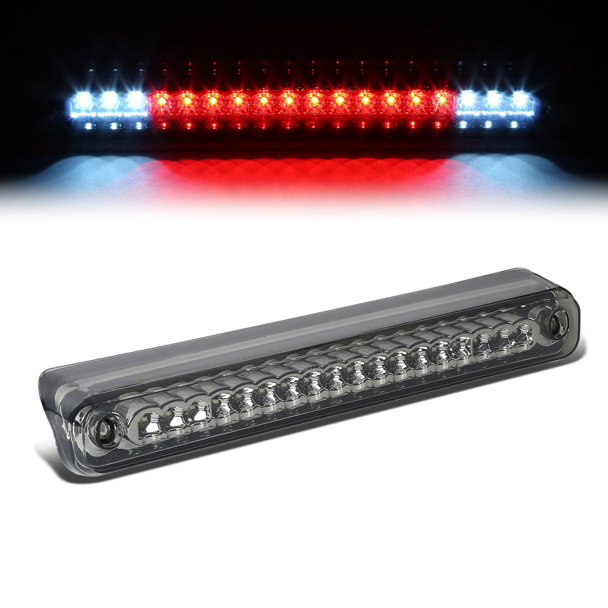 Nuvision Lighting, 88-00 Chevy C/K 1500 2500 3500 Suburban LED 3rd Brake Light+Cargo Lamp - Smoked