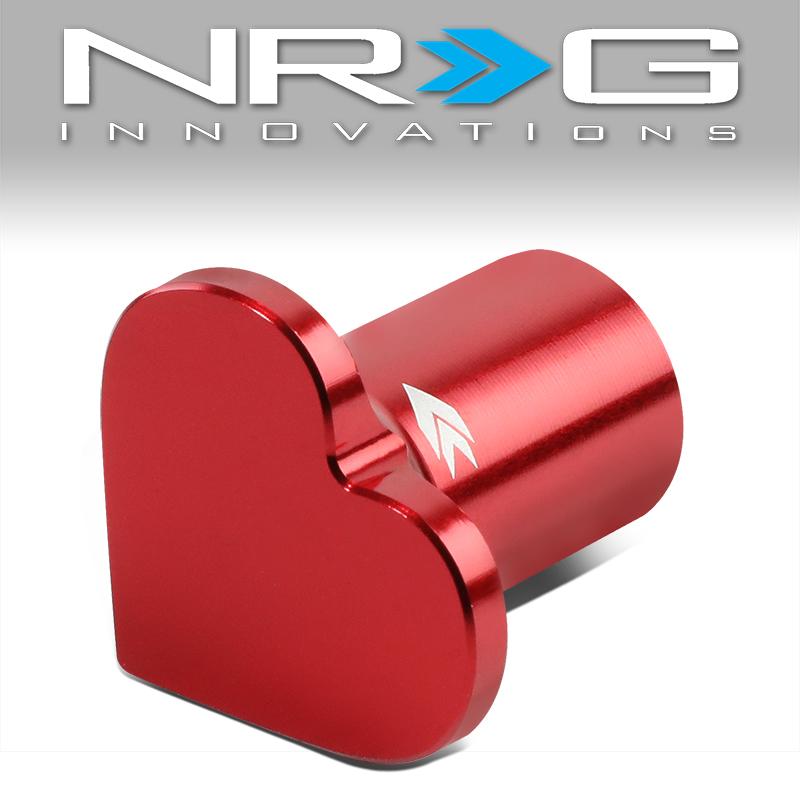 NRG Innovations, 88-95 Honda Civic CRX Aluminum E-Brake Release Drift Button - DB-H003RD