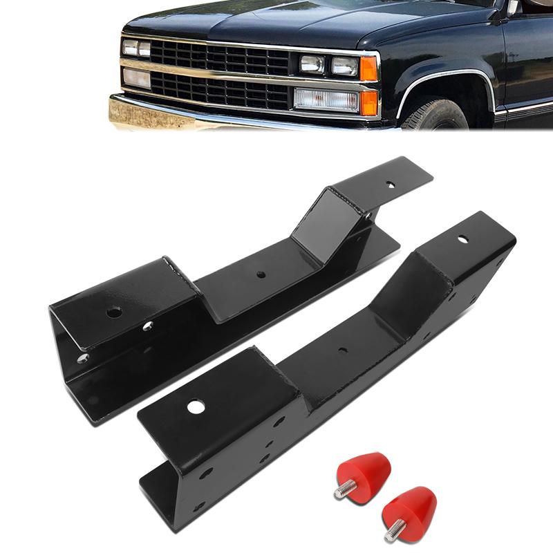 J2 Engineering, 88-98 Chevy GMC C1500 Rear Axle Lowering C-Notch Bracket