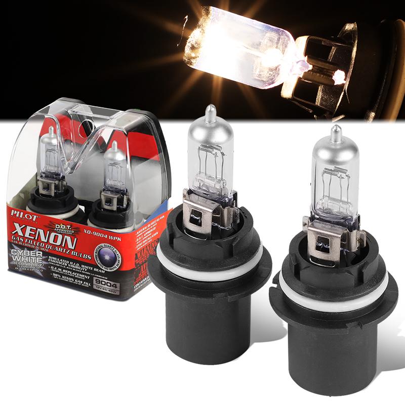 Nuvision Lighting, 9004 Suzuki Toyota Volvo XQ Xenon Cyber White HID High/Low Beam Light Bulbs - Pair