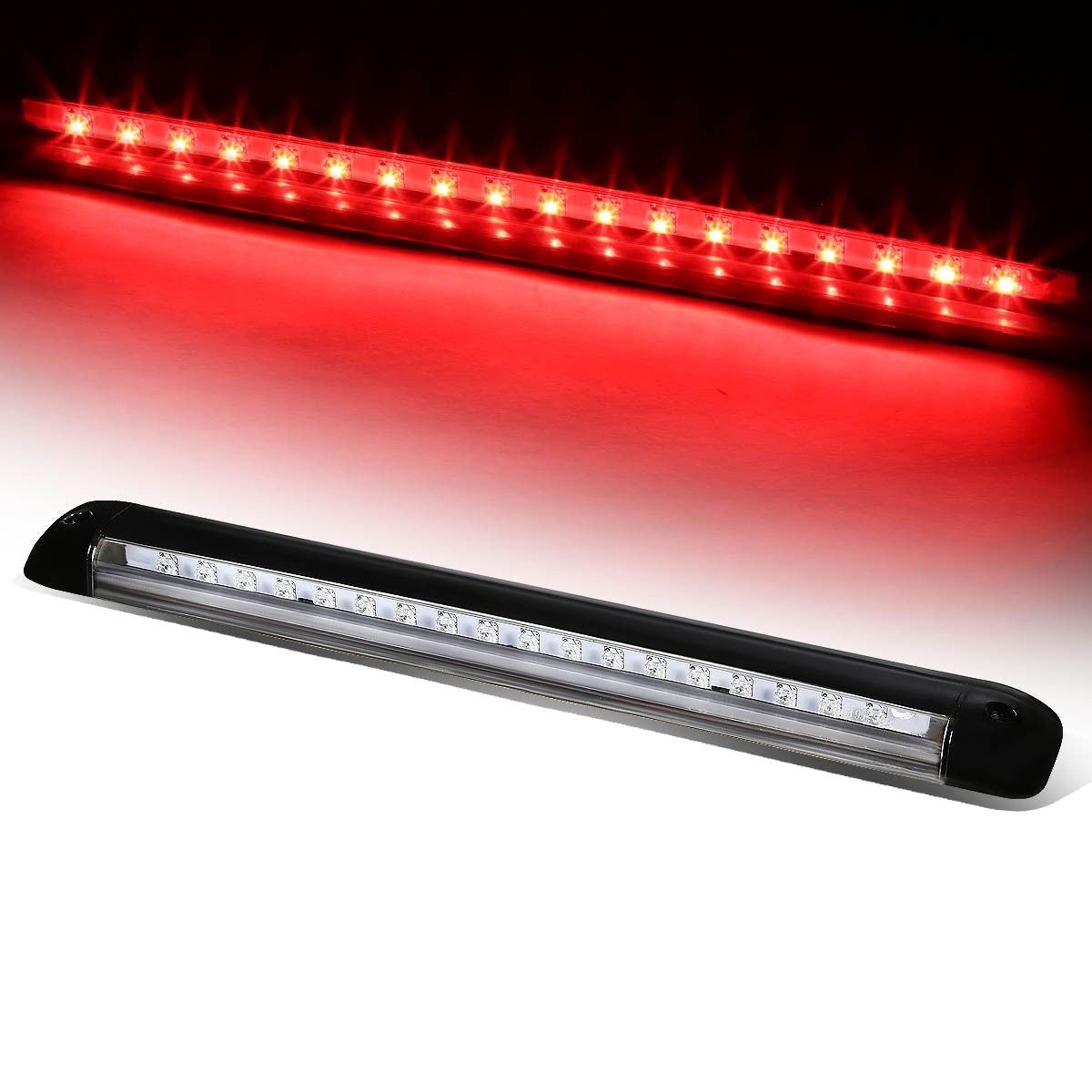 Nuvision Lighting, 92-04 Chevy GMC Suburban C/K Tahoe Yukon LED 3rd Brake Light - Black Housing