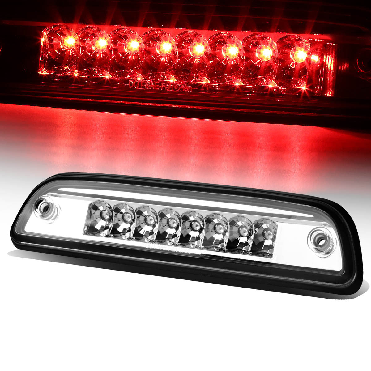 Nuvision Lighting, 95-15 Toyota Tacoma LED 3rd Brake Light - Clear Lens