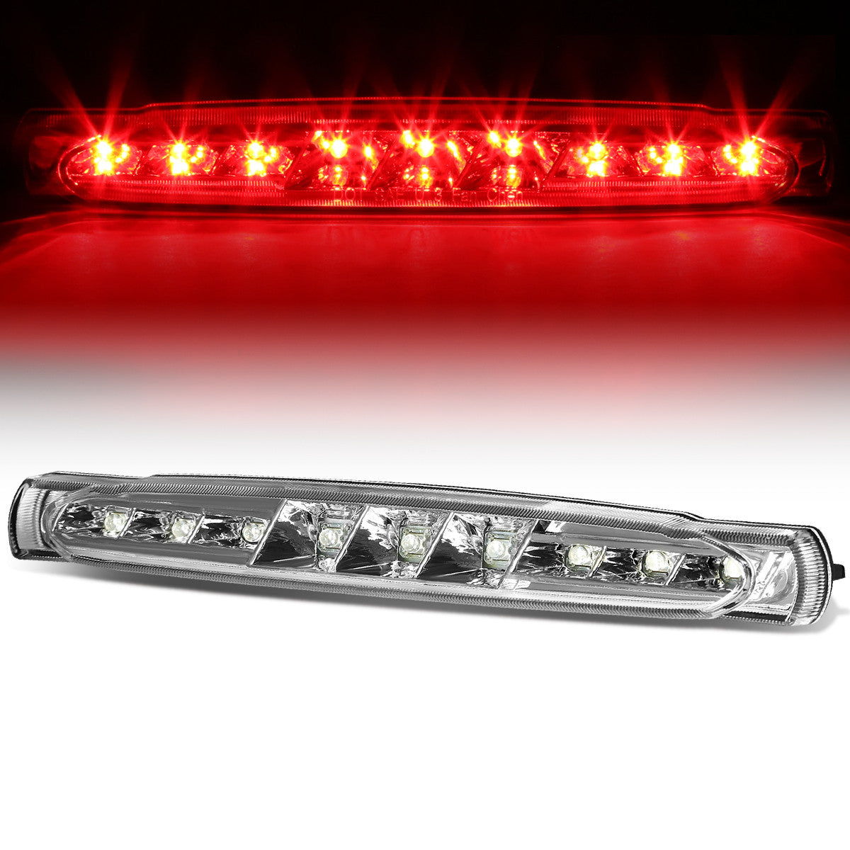 Nuvision Lighting, 97-04 Chevy Corvette LED 3rd Brake Light - Clear Lens