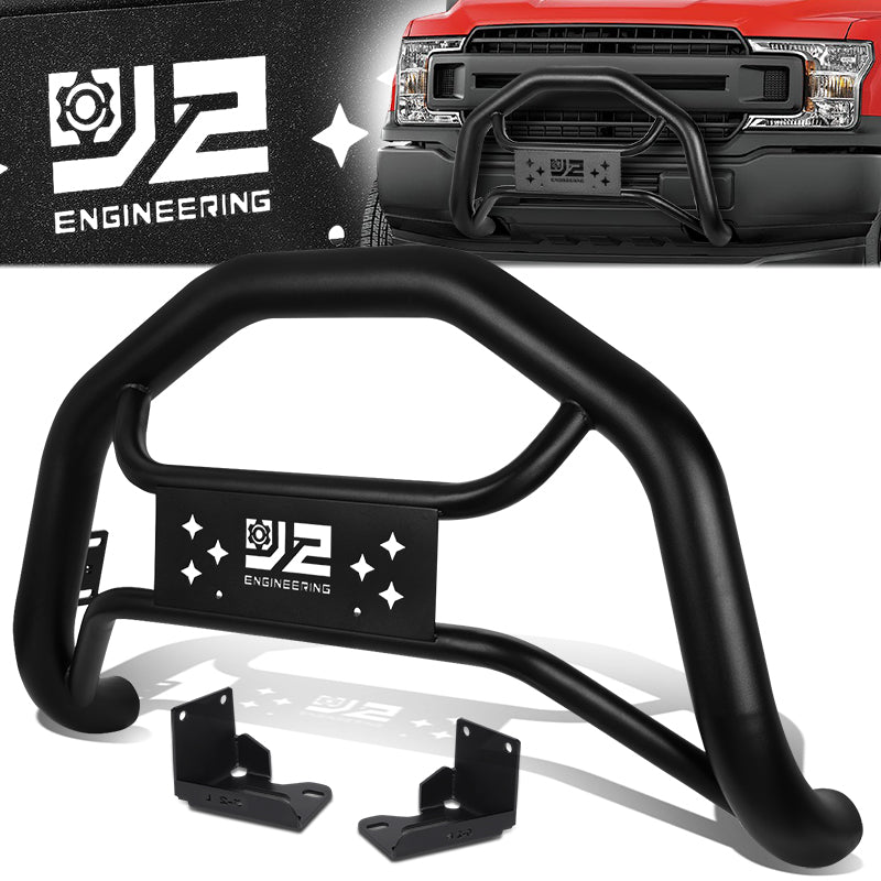 J2 Engineering, 99-04 Ford F250-F550 Super Duty Excursion Front Bumper Grill Guard - Carbon Steel