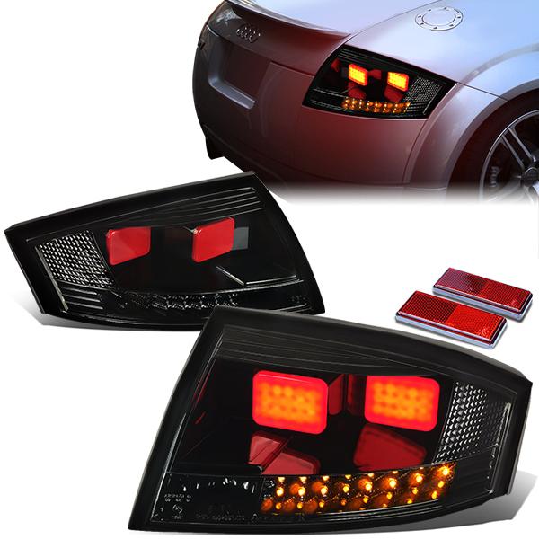 Nuvision Lighting, 99-06 Audi TT & Quattro LED Rear Brake Tail Lights - Tinted Housing