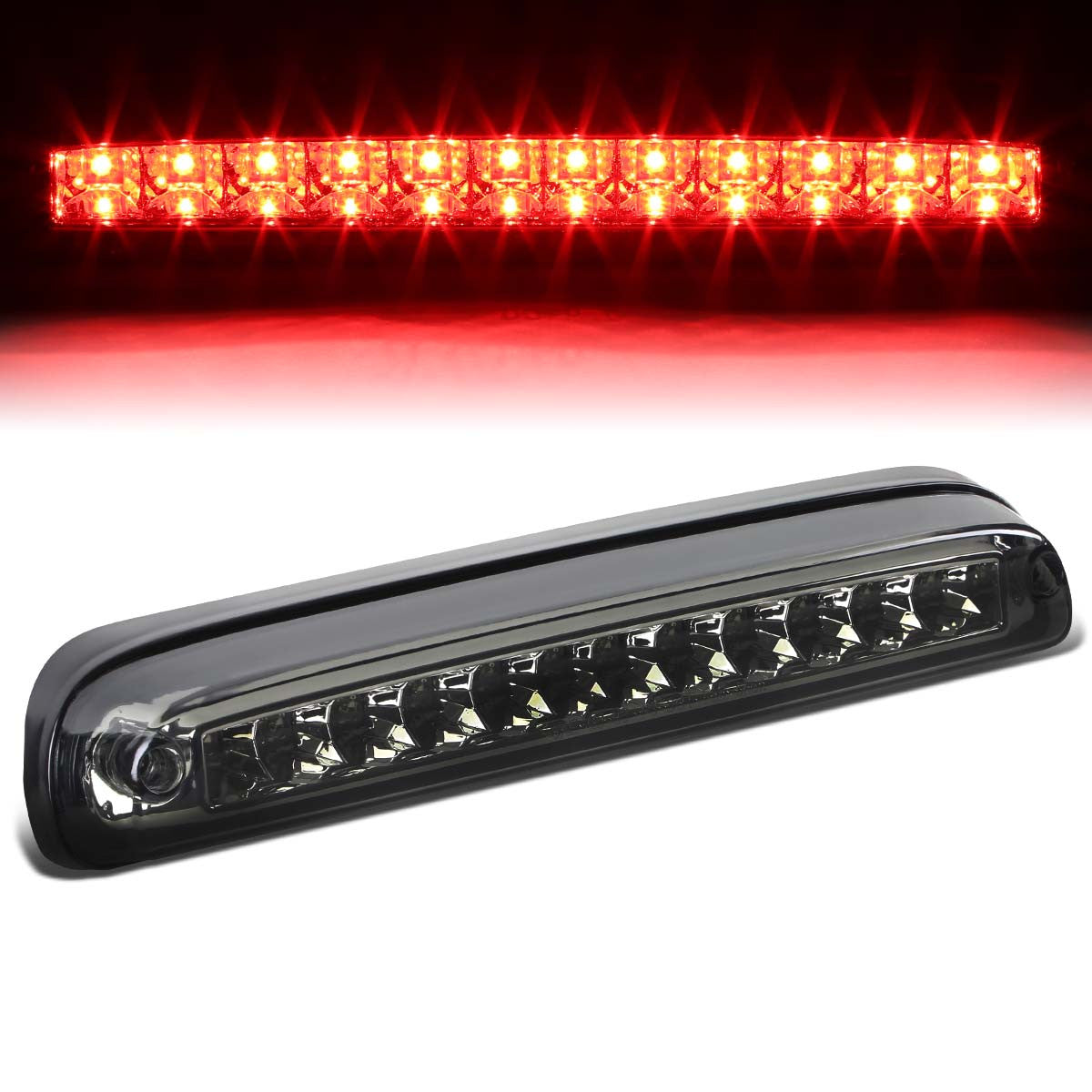 Nuvision Lighting, 99-16 Ford F250 F350 F450 F550 Super Duty 93-11 Ranger LED 3rd Brake Light - Smoked