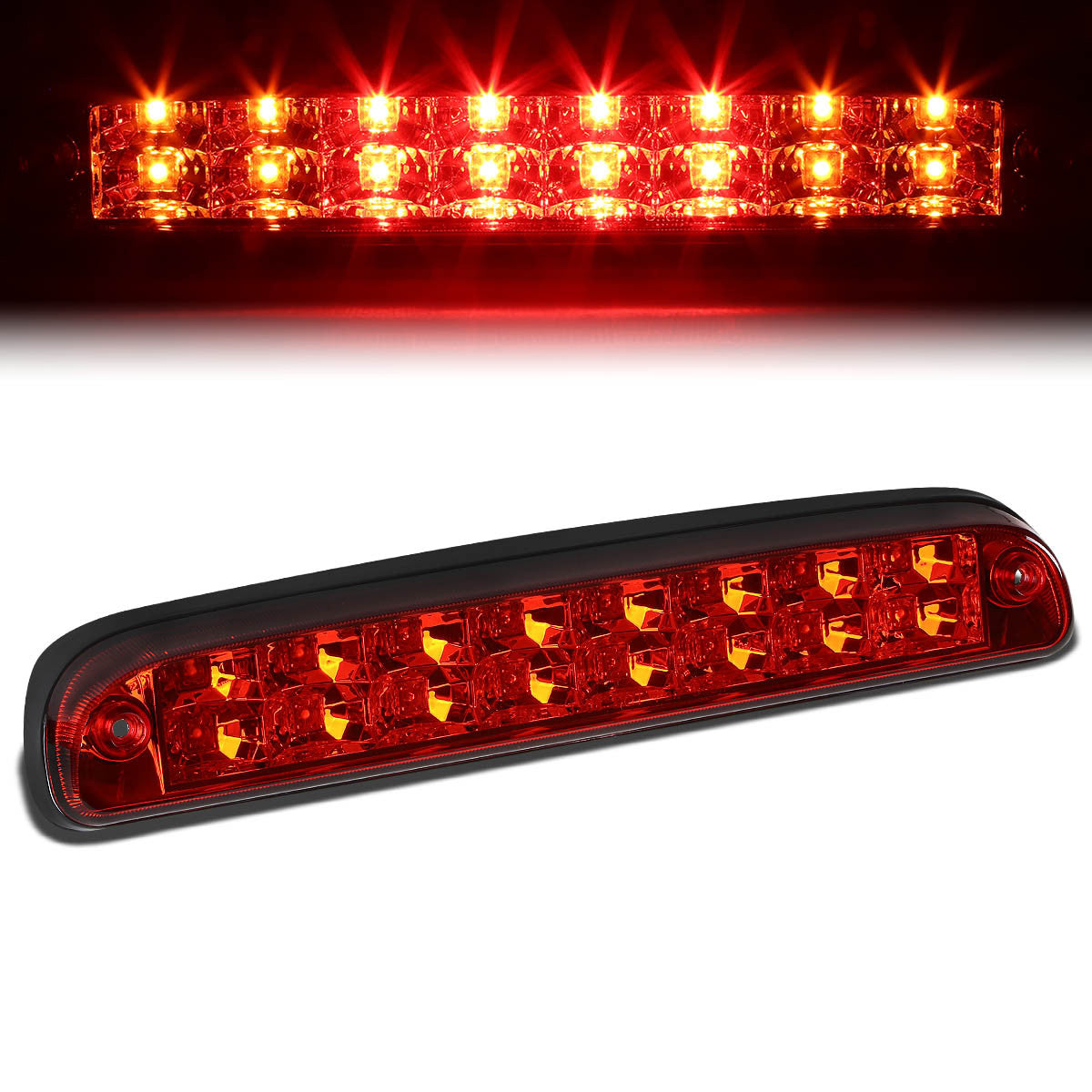 Nuvision Lighting, 99-16 Ford F250 F350 F450 F550 Super Duty LED 3rd Brake Light - Red Lens