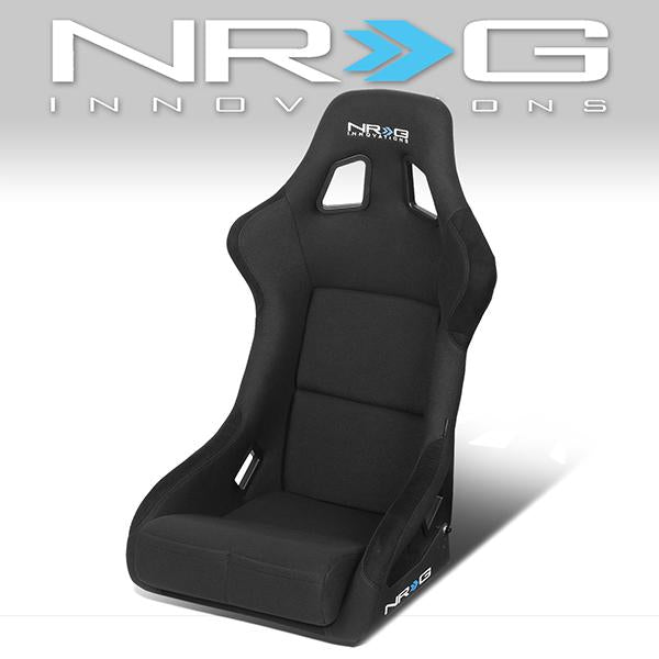 NRG Innovations, Carbon Fiber Back Fixed Position Bucket Racing Seat - RSC-302CF-BK