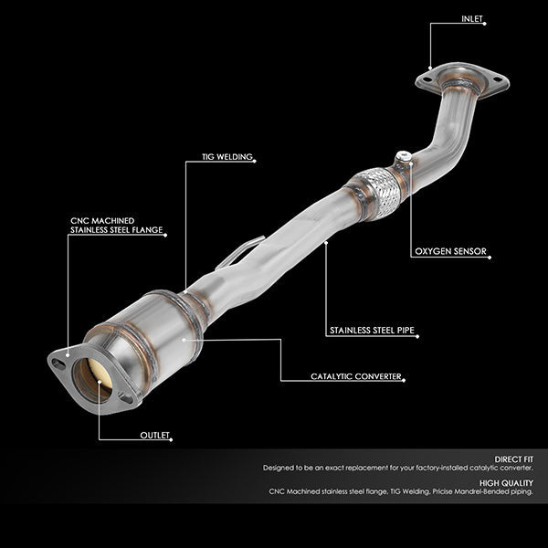 CAAP, Factory Replacement Catalytic Converter 02-05 Nissan Altima V6 (4 Speed Transmission/MT)