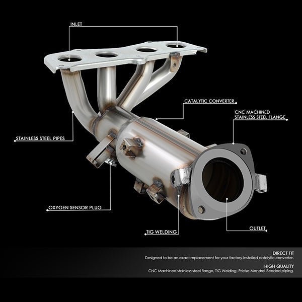 CAAP, Factory Replacement Catalytic Converter 02-06 Toyota Camry 2.4L Solara