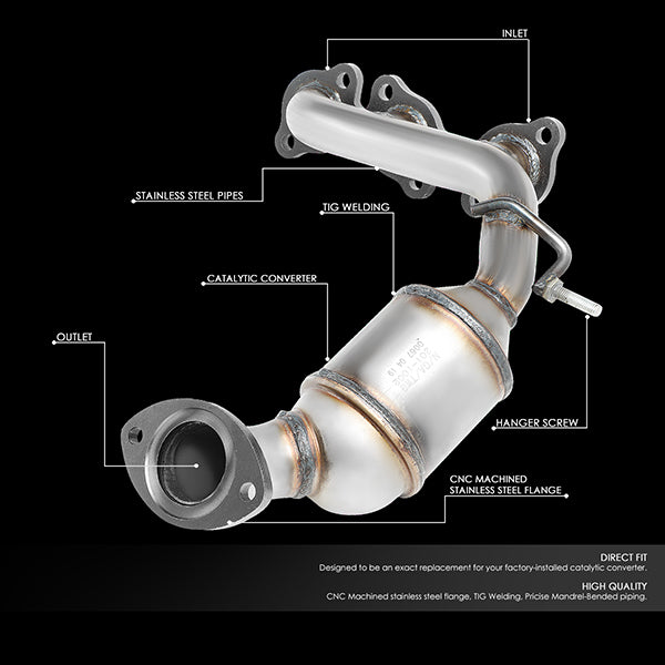 CAAP, Factory Replacement Catalytic Converter 04-06 Toyota Sienna Lexus RX330 (Right Position)